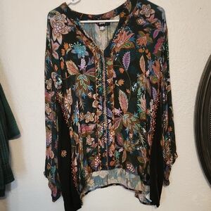 Colorful Floral Women's Top